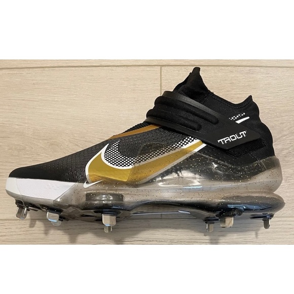 Nike Other - NEW Nike Force Zoom Trout 7 Baseball Cleats Black Gold White Size 12.5